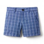 Tattersall Linen-Cotton Short - Janie And Jack