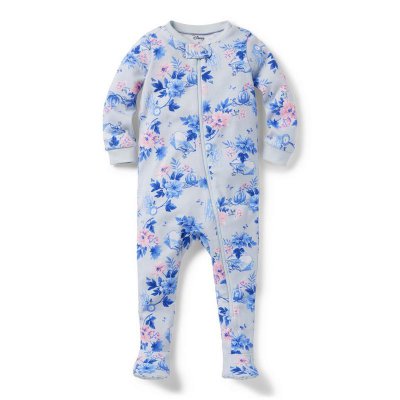 Baby Good Night Footed Pajama in Disney Cinderella Floral - Janie And Jack