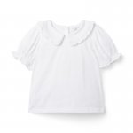 Puff Sleeve Collared Jersey Top - Janie And Jack