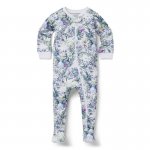 Baby Good Night Footed Pajama in Disney Alice in Wonderland Floral - Janie And Jack