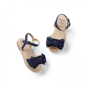 Chambray Bow Espadrille - Janie And Jack