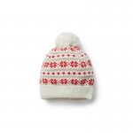 Baby Fair Isle Snowflake Pom Beanie - Janie And Jack