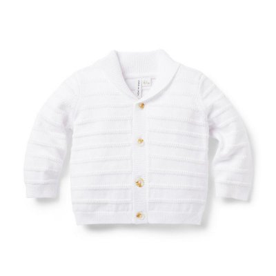 Baby Striped Shawl Collar Cardigan - Janie And Jack