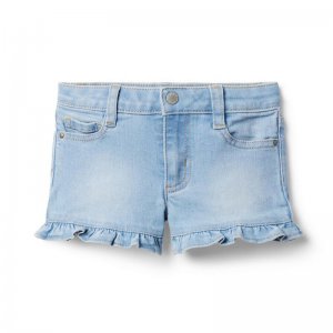 Ruffle Hem Denim Short - Janie And Jack