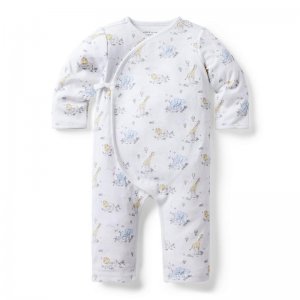 Baby Safari Toile Wrap One-Piece - Janie And Jack